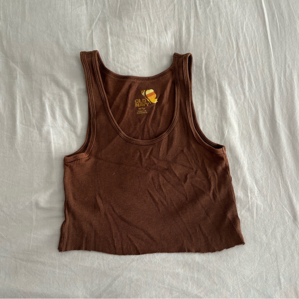 Brown tank top